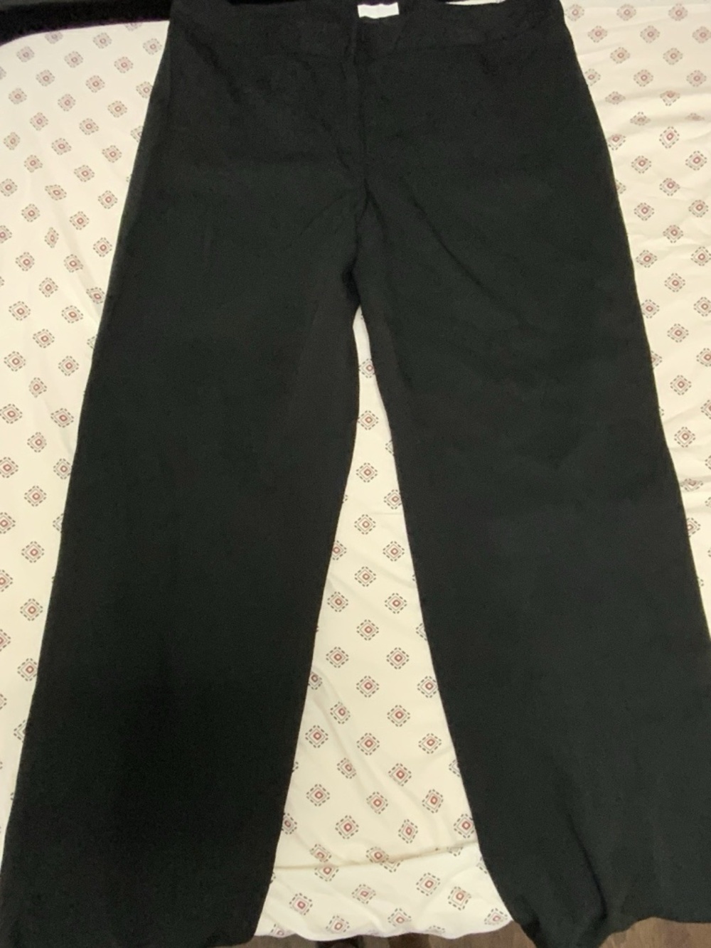 Women’s Charter Club Size 14 Black Dress Pants Bottoms Full Length Wide Leg